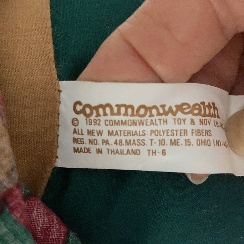 1992 bear Commonwealth baby plush bear - Picture 4 of 4